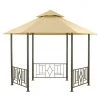 Gazebo Spare Parts Ltd Patio Gazebo Parts Canopy For 3.5m Hexagonal Camelot Deluxe Arbour Patio Gazebo - Two Tier