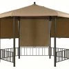 Gazebo Spare Parts Ltd Canopy For 3.3m Hexagonal Camelot Regal Roller Blind Patio Gazebo - Single Tier