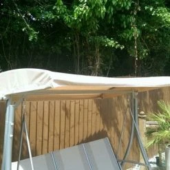 Gazebo Spare Parts Ltd Sale CLEARANCE - Canopy For Curved Swing Hammock - 197cm X 124cm