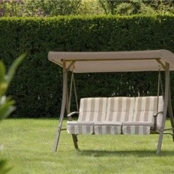 Camelot (Solus Garden And Leisure) CLEARANCE - Canopy For Curved Swing Hammock - 190cm X 120cm