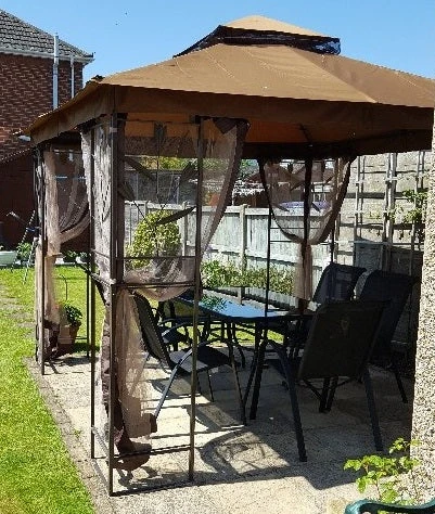Gazebo Spare Parts Ltd CLEARANCE - Canopy For 3m X 3m Patio Gazebo - Two Tier 5 Gazebo Spare Parts Ltd CLEARANCE - Canopy For 3m X 3m Patio Gazebo - Two Tier