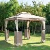 Gazebo Spare Parts Ltd Patio Gazebo Parts Canopy For 2.5m X 2.5m B&M Original Gazebo Company Patio Gazebo - Two Tier