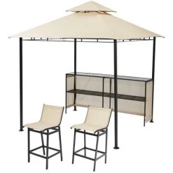Gazebo Spare Parts Ltd Patio Gazebo Parts Canopy For 2.4m X 2.4m Aldi Gardenline Bar Patio Gazebo - Two Tier