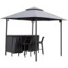 Gazebo Spare Parts Ltd Canopy For 2.45m X 2.45m Argos Home Bar Patio Gazebo - Two Tier Patio Gazebo Parts
