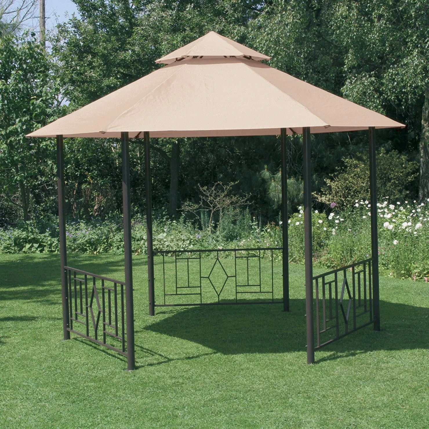 Gazebo Spare Parts Ltd CLEARANCE - Canopy For 3.5m Hexagonal Patio Gazebo - Two Tier Sale 5 Gazebo Spare Parts Ltd CLEARANCE - Canopy For 3.5m Hexagonal Patio Gazebo - Two Tier Sale