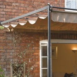 Gazebo Spare Parts Ltd Canopy For 3.3m X 3m Retractable Rowlinson St Tropez Patio Gazebo - Wall Mounted Patio Gazebo Parts