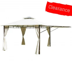 Gazebo Spare Parts Ltd Sale CLEARANCE - Canopy For 3m X 3m Extending Patio Gazebo (330cm Actual Width) - Two Tier - Main Section