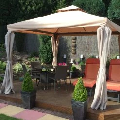 Gazebo Spare Parts Ltd CLEARANCE - Canopy For 3m X 3m Patio Gazebo - Two Tier Sale